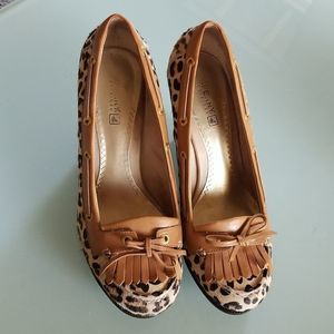 Sperry Fairwind Top Sider Calf Hair Heels